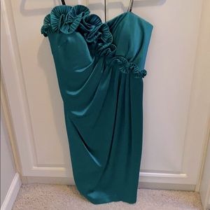 Maggy London Strapless Cocktail Dress